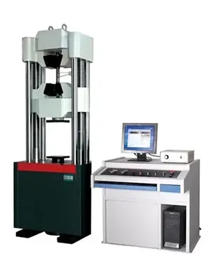 Máquina de prueba universal hidráulica controlada por microcomputadora